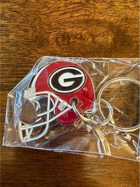Georgia Bulldogs Football Helmet Bottle Opener Keychain NCAA Fan Accessory